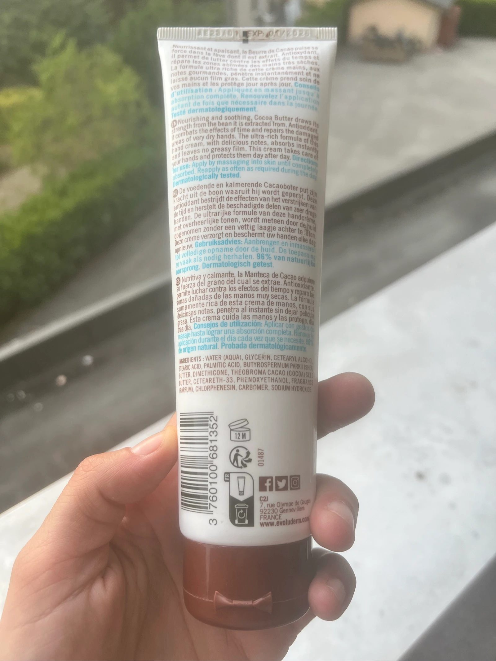Lote Cuidado Facial y de Manos Evoluderm – Mascarilla de Arcilla + Crema de Manos de Cacao – photo 5